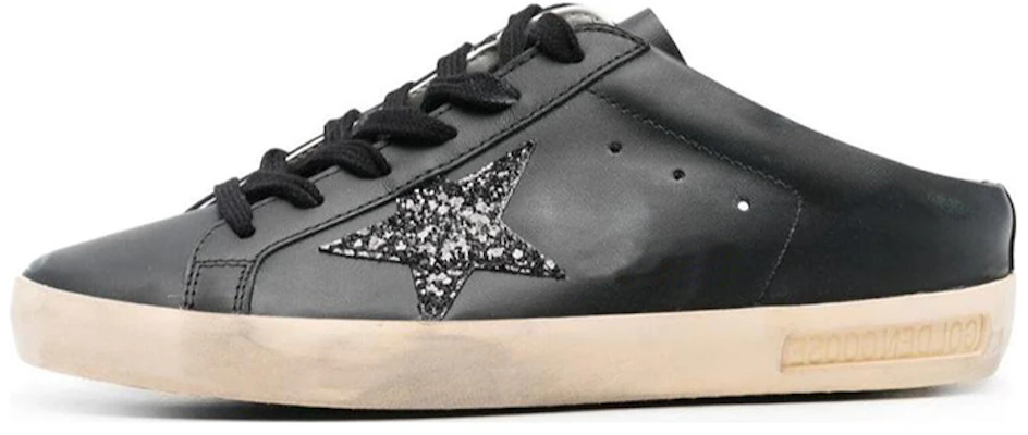 (Women) Golden Goose Super-Star Sabot 'Black Leather' GWF00110.F004701.90100 Buy (Women) Golden Goose Super-Star Sabot 'Black Leather' GWF00110.F004701.90100