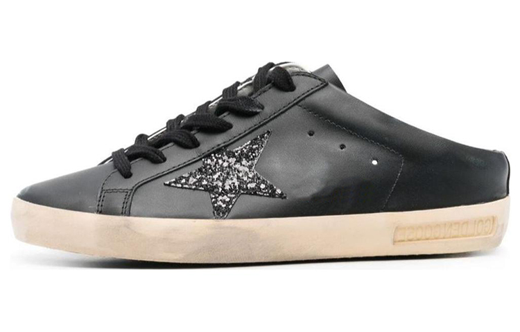 (Women) Golden Goose Super-Star Sabot 'Black Leather' GWF00110.F004701.90100