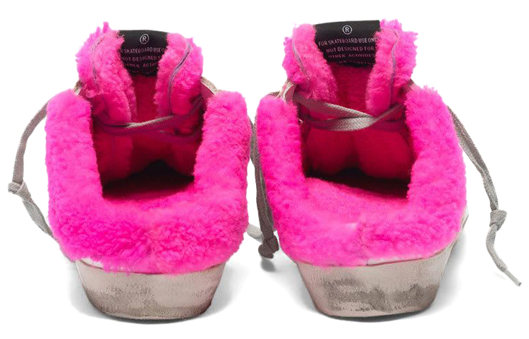 (W) Golden Goose Super-Star Sabot 'Grey Star Wool-Lined White' 圖 3