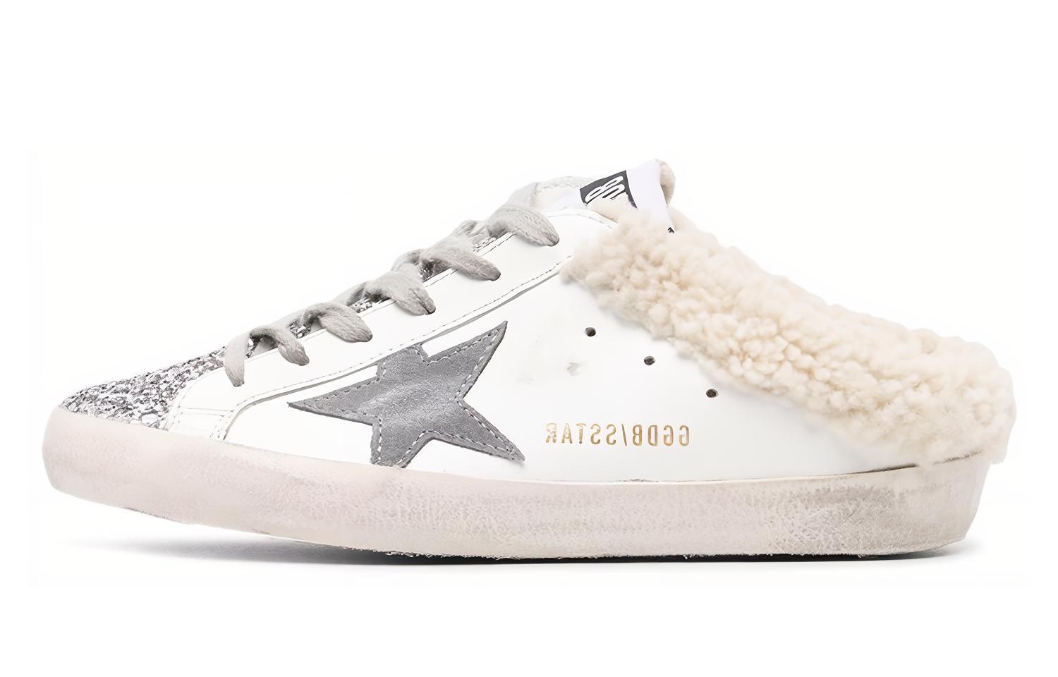 (W) Golden Goose Super-Star Sabot 'White Star Patch'