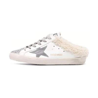 (W) Golden Goose Super-Star Sabot 'White Star Patch'