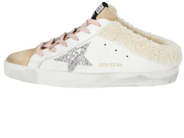 (Women) Golden Goose Super-Star Sabot Leather Slip-On Clogs Off-White. GWF00110.F000798.80194 (Women) Golden Goose Super-Star Sabot Leather Slip-On Clogs Off-White. GWF00110.F000798.80194