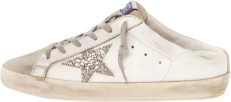 (Women) Golden Goose Super-Star Sabot Slip-On Clog Mules White. GWF00110.F001722.81194 (Women) Golden Goose Super-Star Sabot Slip-On Clog Mules White. GWF00110.F001722.81194