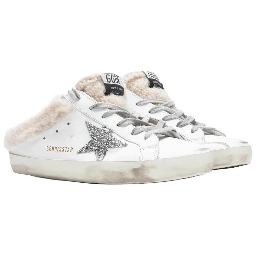 Lookbook (W) Golden Goose 超级明星白色银色米色女鞋拖鞋 GWF00110.F002306.10224