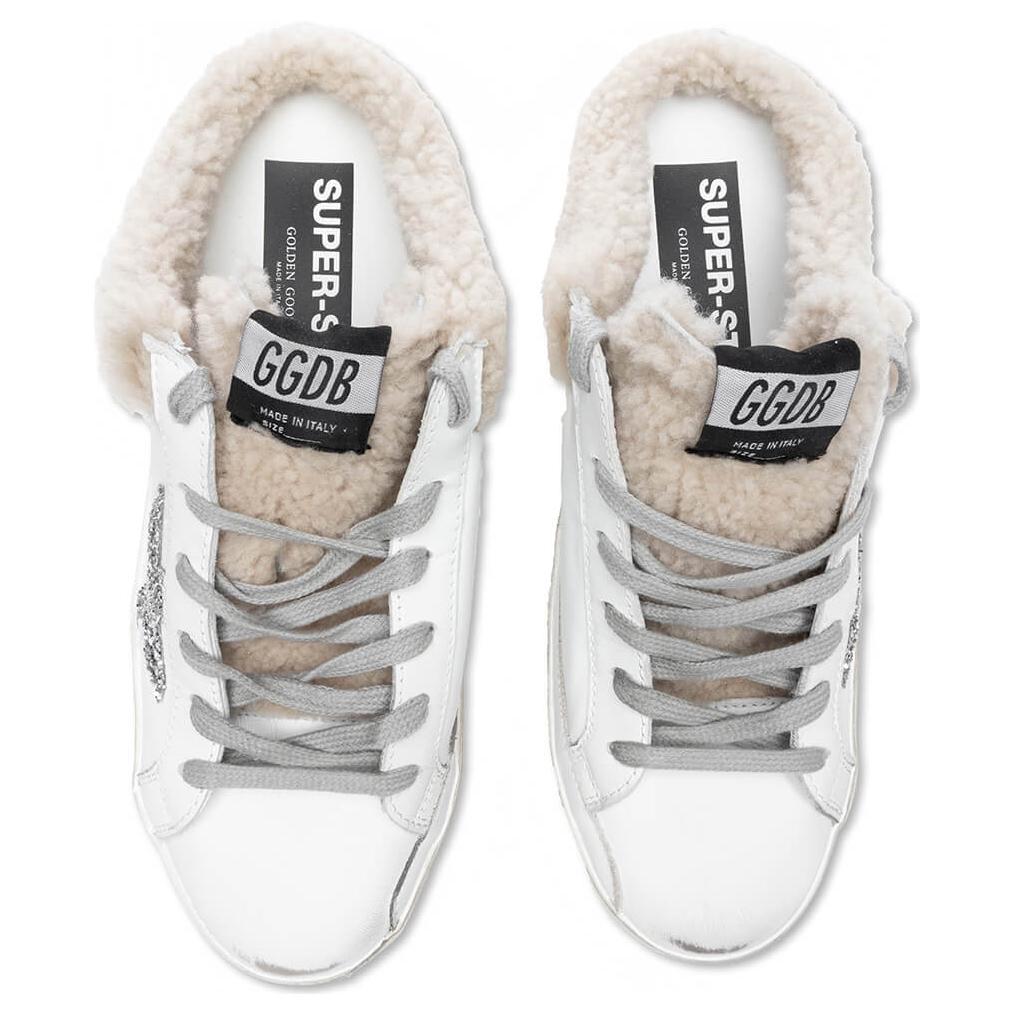 Purchase (W) Golden Goose 超级明星白色银色米色女鞋拖鞋 GWF00110.F002306.10224