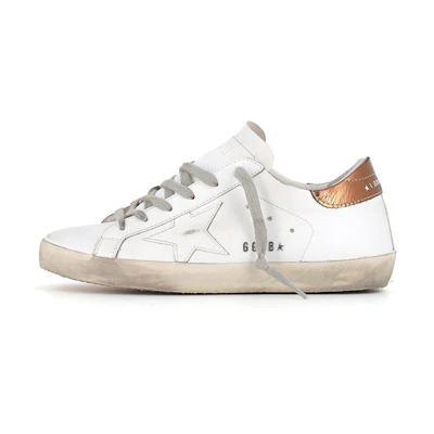 (W) Golden Goose Super-Star Stylish 'White Gold'