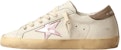 (W) Golden Goose Super-Star Putih Antik Merah Jambu Metalik GWF00101.F004065.11373