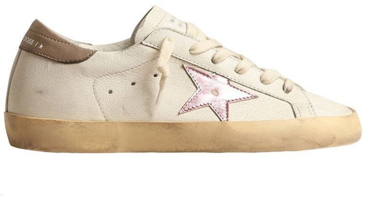 (W) Golden Goose Super-Star Putih Antik Merah Jambu Metalik GWF00101.F004065.11373 Order (W) Golden Goose Super-Star Putih Antik Merah Jambu Metalik GWF00101.F004065.11373