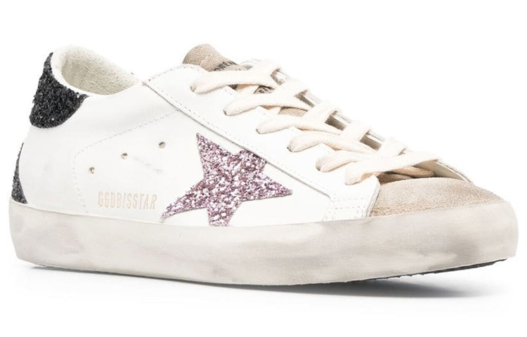 Order (W) 골든구스 슈퍼스타 화이트 블랙 크림 글리터 GWF00102.F004107.82158