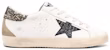 (W) Golden Goose Super-Star Putih Hitam Croc Glitter GWF00102.F004775.11551