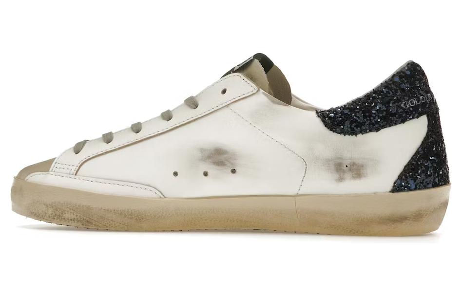 (W) Golden Goose Super-Star White Blue Glitter 圖 2