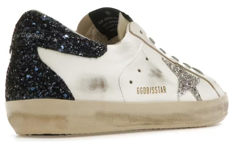 (W) Golden Goose Super-Star White Blue Glitter 圖 4