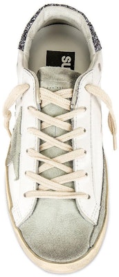 (Women) Golden Goose Super-Star White Dark Grey Glitter GWF00102.F004108.11166 Shop (Women) Golden Goose Super-Star White Dark Grey Glitter GWF00102.F004108.11166