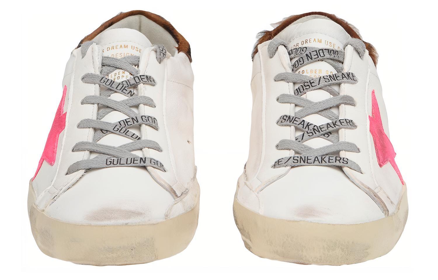 Purchase (W) 골든구스 슈퍼스타 화이트 레드 형광 지브라 GWF00101.F004139.11387