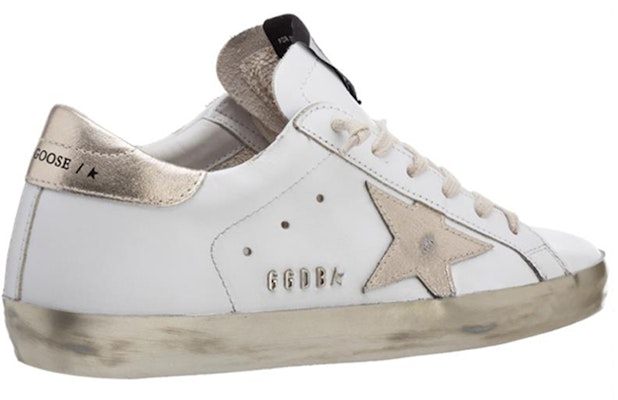 (Women) Golden Goose Super-Star White Gold Sparkle GWF00101.F000316.10272 Shop (Women) Golden Goose Super-Star White Gold Sparkle GWF00101.F000316.10272