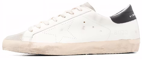 (Women) Golden Goose Super-Star White Ice Black GWF00105.F003347.10220 (Women) Golden Goose Super-Star White Ice Black GWF00105.F003347.10220