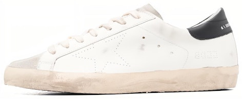 (Women) Golden Goose Super-Star White Ice Black GWF00105.F003347.10220 (Women) Golden Goose Super-Star White Ice Black GWF00105.F003347.10220
