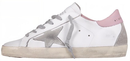(Women) Golden Goose Super-Star White Light Pink GWF00102.F002569.10914 (Women) Golden Goose Super-Star White Light Pink GWF00102.F002569.10914