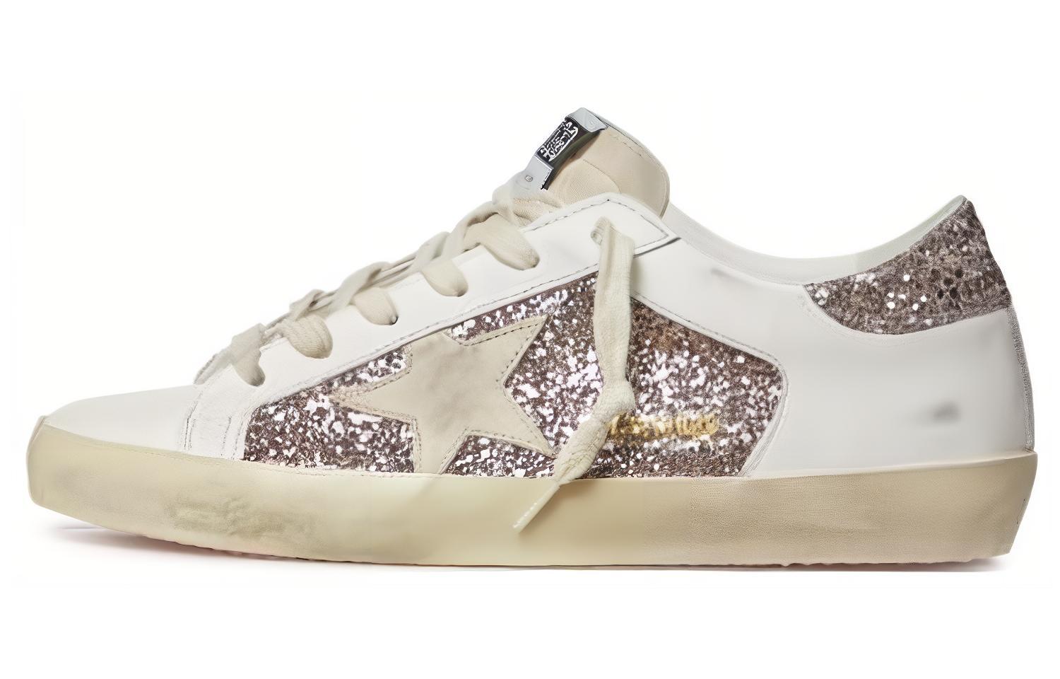 (Women) Golden Goose Super-Star White Low-Top Sneakers Casual Comfortable Shoes GWF00103.F005372.82533