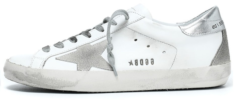 (Women) Golden Goose Super-Star White Silver GWF00102.F000317.10273 Buy (Women) Golden Goose Super-Star White Silver GWF00102.F000317.10273