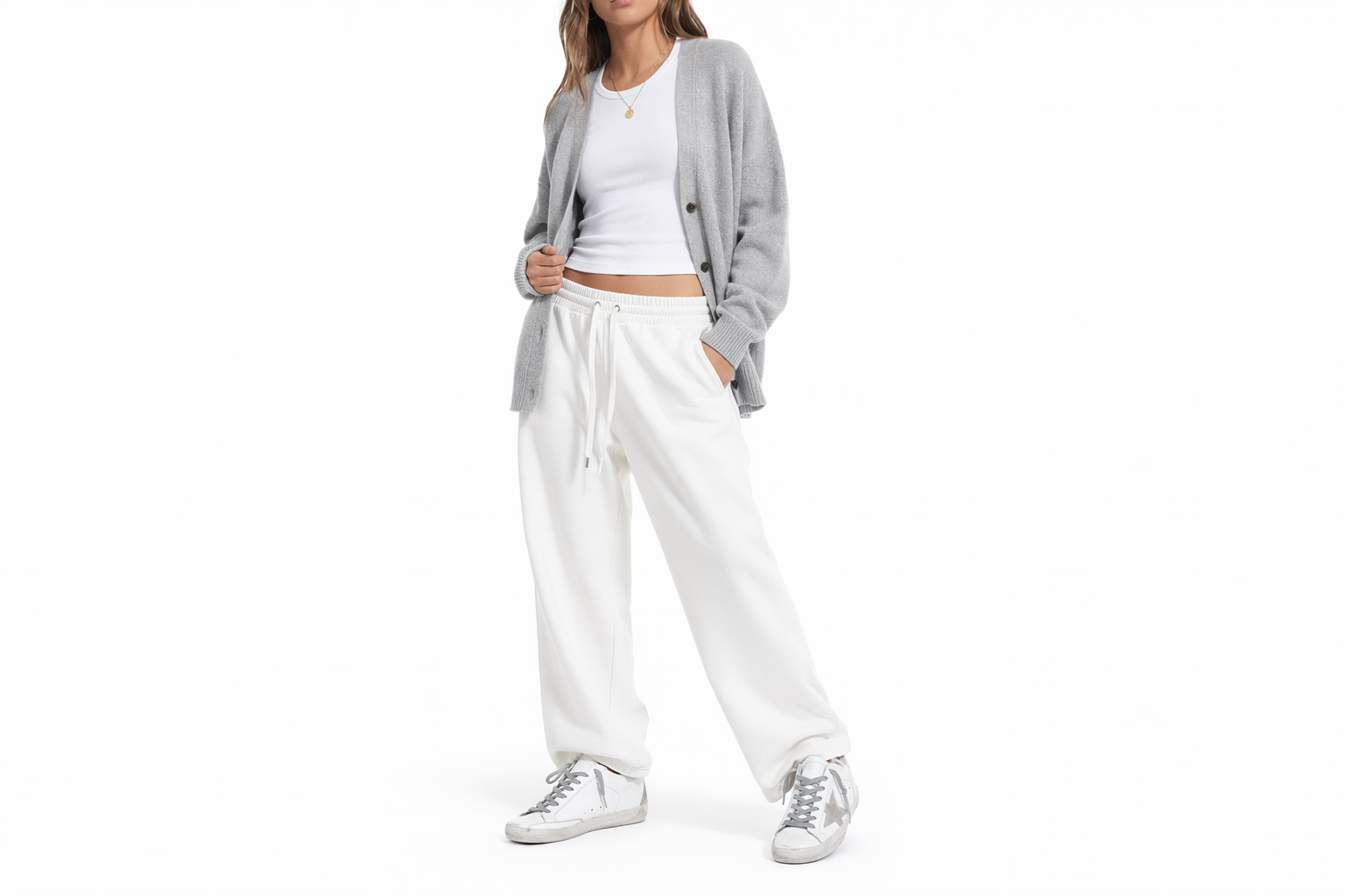 Order (Women) Golden Goose Super-Star White Silver GWF00102.F000317.10273