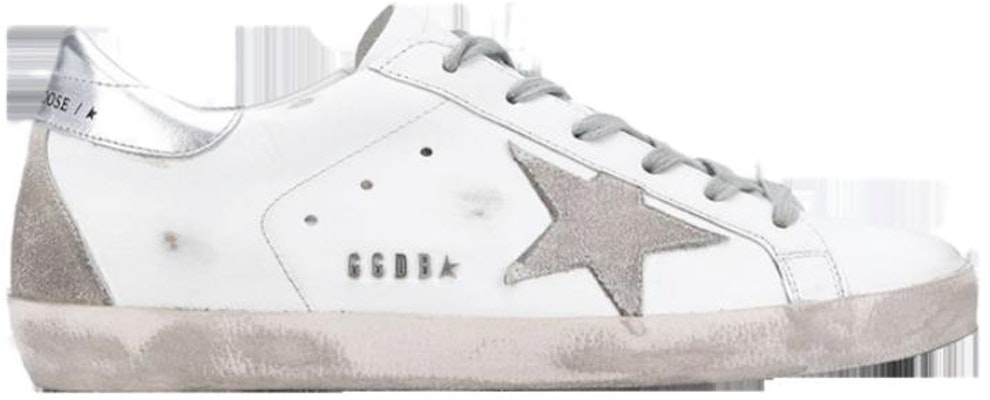 (Women) Golden Goose Super-Star White Silver GWF00102.F000317.10273 Order (Women) Golden Goose Super-Star White Silver GWF00102.F000317.10273