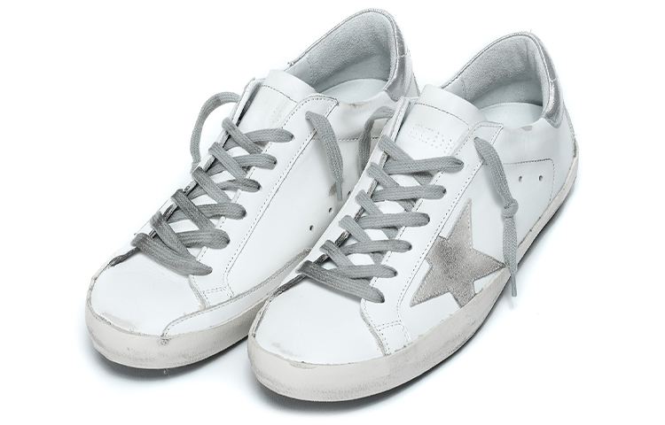 Shop (Women) Golden Goose Super-Star White Silver GWF00102.F000317.10273