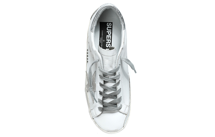 Details for (Women) Golden Goose Super-Star White Silver GWF00102.F000317.10273
