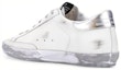 Purchase (W) Golden Goose Super-Star Putih Perak Berkilau GWF00101.F000314.80185