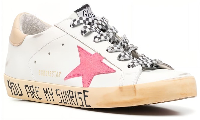 (Women) Golden Goose Super-Star You Are My Sunrise White Red GWF00101.F003195.11173 Order (Women) Golden Goose Super-Star You Are My Sunrise White Red GWF00101.F003195.11173