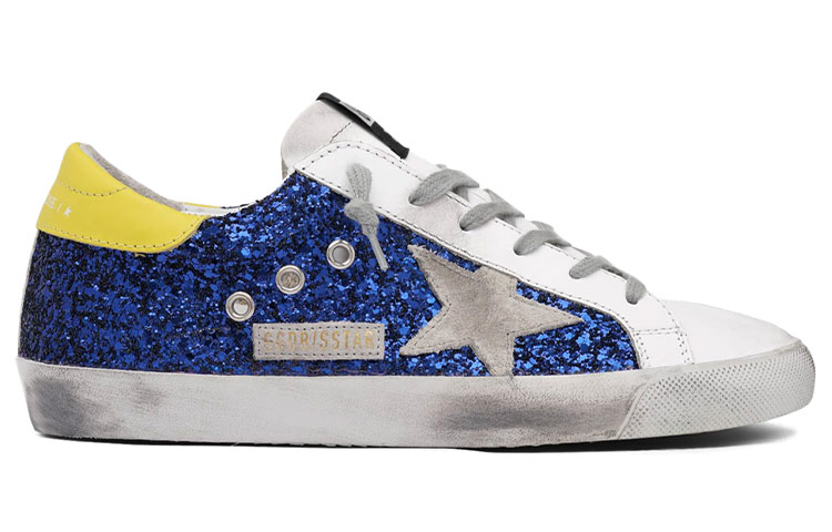 (W) Golden Goose Super Star 'Blue Yellow Sequins' 圖 2