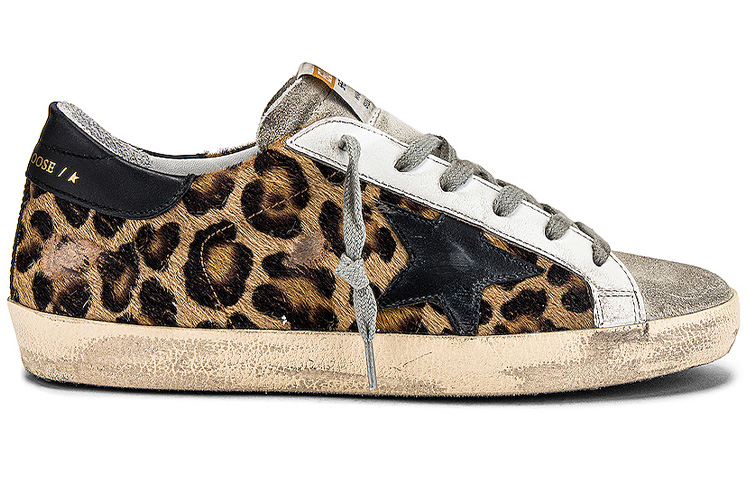(W) Golden Goose Super-Star 'Brown Black Leopard Distressed' 圖 2