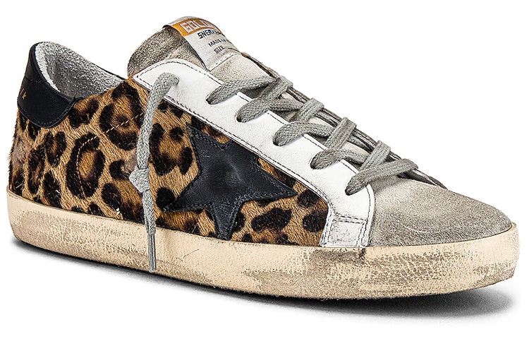 (W) Golden Goose Super-Star 'Brown Black Leopard Distressed' 圖 3