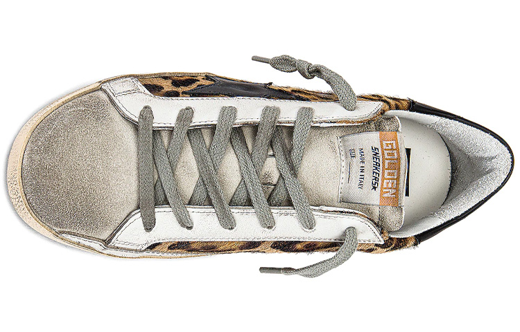 (W) Golden Goose Super-Star 'Brown Black Leopard Distressed' 圖 4
