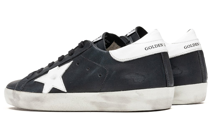 (W) Golden Goose Super-Star 'Distressed Black and White' 圖 4