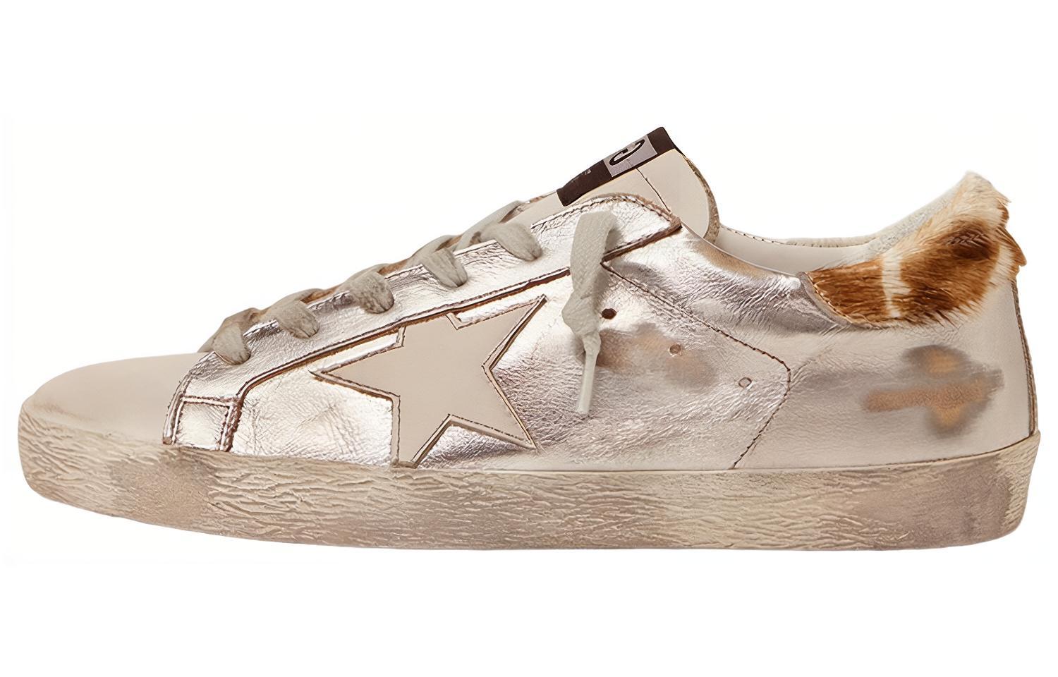 (W) Golden Goose Super Star 'Distressed Grey White'