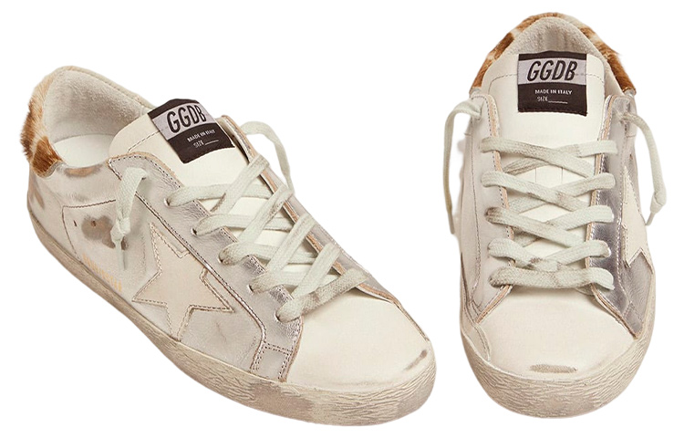 (W) Golden Goose Super Star 'Distressed Grey White' 圖 3