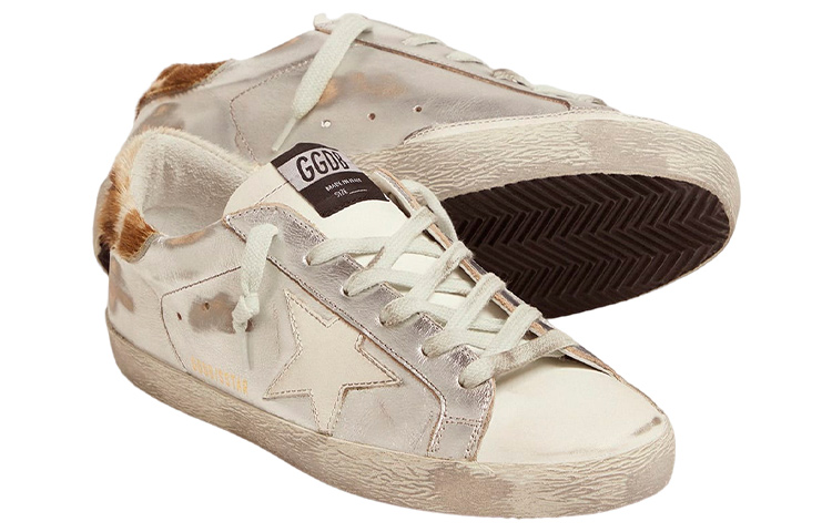 (W) Golden Goose Super Star 'Distressed Grey White' 圖 5