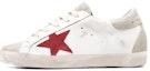 Buy (W) Golden Goose Super-Star 'Putih Usang Merah' GWF00102.F002576.10218