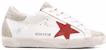 (W) Golden Goose Super-Star 'Putih Usang Merah' GWF00102.F002576.10218