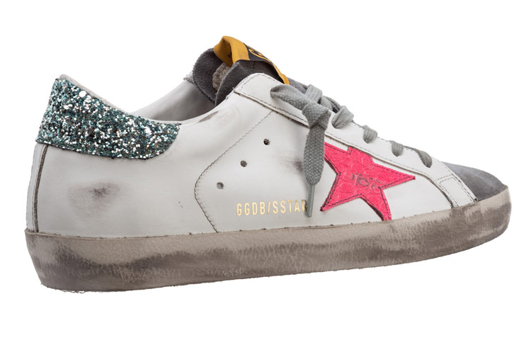 (W) Golden Goose Super-Star 'Distressed White Grey Pink' 圖 4