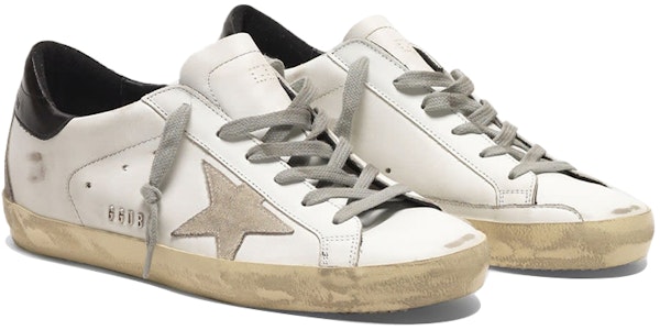 (W) 골든구스 슈퍼스타 '빈티지 레터링' 화이트 블랙 GCOWS590.W55 Lookbook (W) 골든구스 슈퍼스타 '빈티지 레터링' 화이트 블랙 GCOWS590.W55