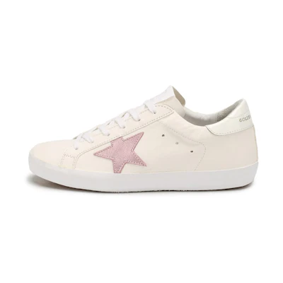 (W) Golden Goose Superstar 'Beige Pink with Pink Star'