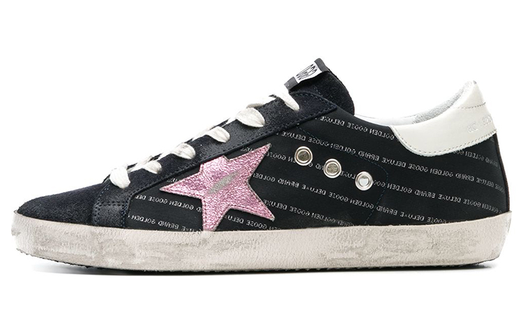 (W) Golden Goose Superstar 'Black White Tail'