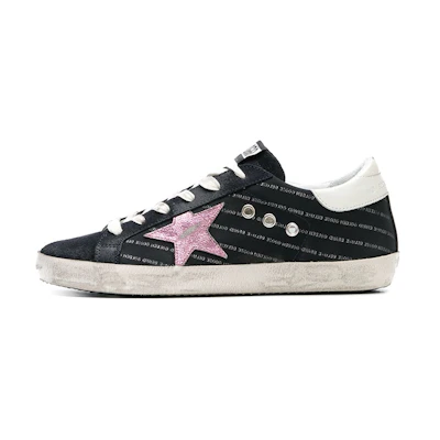 (W) Golden Goose Superstar 'Black White Tail'