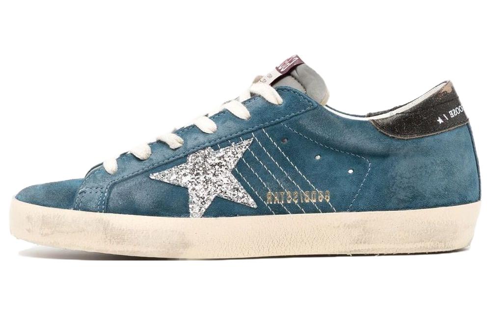 (W) Golden Goose Superstar 'Dark Blue Glitter'