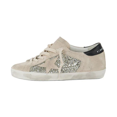 (W) Golden Goose Superstar 'Distressed Beige'