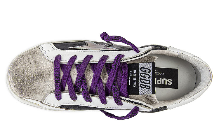 (W) Golden Goose Superstar 'Distressed Black White' 圖 4