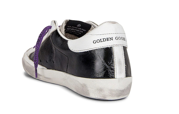 (W) Golden Goose Superstar 'Distressed Black White' 圖 5