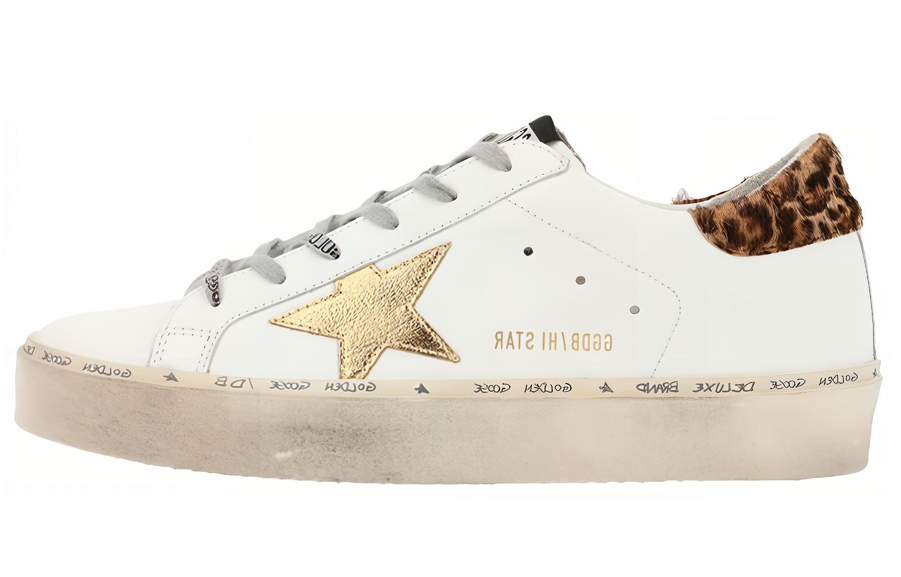 (W) Golden Goose Superstar 'Distressed Leopard'